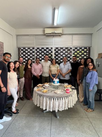 Equipe (PRGAF) — junto ao reitor da Universidade Federal de Campina Grande (UFCG).